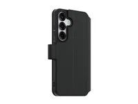 Pouzdro s klopou pro mobilní telefon - s hliníkovým stojánkem - 100% recyklovaný polykarbonát, 35% recyklovaný polyuretan (PU), veganská kůže - pro Samsung Galaxy S25