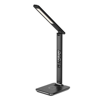 Lampa stolní IMMAX Kingfisher 08965L USB s bezdrátovým nabíjením Qi