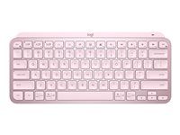 Klávesnice - podsvícená - bezdrátový - Bluetooth - QWERTY - americká - rùžová