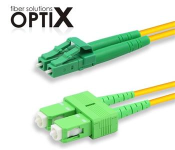 Patchcord FO duplex LC/APC-SC/APC  9/125um SM, 1m, OS2