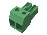 Konektor terminálního bloku - svorkovnice se 2 piny s piny (male) - rozteč 7,62 mm (balení 5)