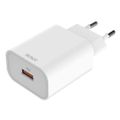 DELTACO USB-AC182, 1x USB A, Nabíječka, bílá
