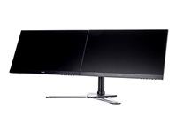 Stojan - nastavitelné rameno - pro 2 monitory - černá - velikost obrazovky: 10"-30" - stolní stojan - pro ProLite E2783QSU-B1, XU2495WSU-B1, XUB2495WSU-B1