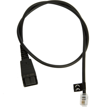 Jabra QD-RJ10, 0,5 m, straight