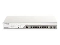 Přepínač - 8 x 10/100/1000 (PoE+) + 2 x gigabitů SFP - PoE+ (130 W)