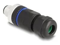 M12 Connector A-coded 5 pin male for mou