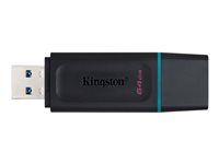 USB flash disk - 64 GB - USB 3.2 Gen 1 - černá s tyrkysovou