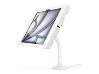 Compulocks - Montážní sada (úchyt flexibilního ramene) - pro tablet - kryt - uzamykatelný - kovový rám - bílá - velikost obrazovky: 13" - cítac, montáž na stenu - pro Apple 13-inch iPad Air (M2, M3)