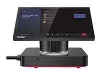 Vše v jednom Core i5 8365UE / až 4.1 GHz - vPro - RAM 16 GB - SSD 256 GB - NVMe - UHD Graphics 620 - Gigabit Ethernet - Win 11 IoT Enterprise SAC - monitor: LED 10.1" 1920 x 1200 (WUXGA) @ 60 Hz dotykový displej - havraní čerň, červená (spodní kryt) - Lenovo TopSeller - s 3 roky Lenovo Premier Support, údržba v prvním roce