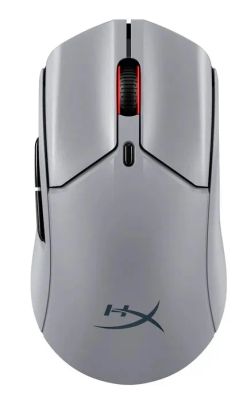 HyperX Pulsefire Haste 2 Pro/Herní/Optická/Pro praváky/26 000 DPI/USB+BT/Šedá