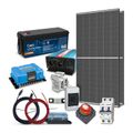 Solární ostrovní set TRINA 910Wp, baterie LiFePO4 24V 100Ah, měnič 24V/230VAC 2000W