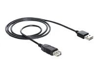 Prodlužovací šňůra USB - USB (F) do USB (M) - USB 2.0 - 2 m - černá