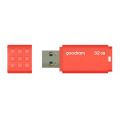 Flash disk GOODRAM USB 3.0 32GB bílo-oranžový