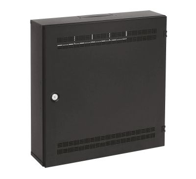 Rozvádzač SOHO LC-18 s lištami 2U, 4U a 11U, 550x550x150mm čierna RAL9005