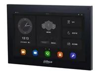 IP intercom station monitor - bezdrátový - 10/100 Ethernet - černá