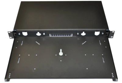 19" Optická vana  12xSC simplex černá aretace plastovým klipem