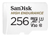 Paměťová karta flash (adaptér microSDXC na SD zahrnuto) - 256 GB - Video Class V30 / UHS-I U3 / Class10 - microSDXC UHS-I
