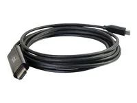USB C to HDMI Adapter Cable - 4K 60Hz - M/M - Kabel video/audio - USB-C s piny (male) reverzní do HDMI s piny (male) - 3.05 m - černá - podporuje 4K