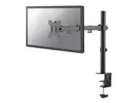 Montážní sada - plný pohyb - pro Displej LCD - ocel - černá - velikost obrazovky: 10"-32" - upevnění svorkou, průchodka, upevnitelné na stůl