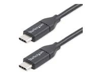 3m / 10 ft - USB Cable Male to Male - USB-C Cable - USB-C Charge Cable - USB Type C Cable - USB 2.0 (USB2CC3M) - USB kabel - USB-C (M) do USB-C (M) - Thunderbolt 3 / USB 2.0 - 3 m - černá - pro P/N: DKT30CHD