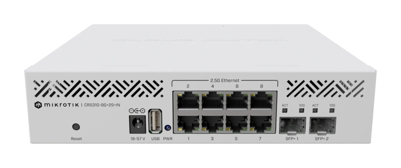 MikroTik CRS310-8G+2S+IN, Cloud Router Switch
