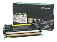 Vysoká výtěžnost - žlutá - originální - kazeta s barvivem LRP - pro Lexmark CS736dn, CS748de