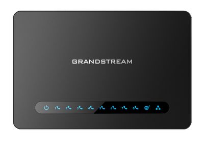 Grandstream HT818 (ATA), 8x FXS, 2 SIP profily, 1x Gbit LAN, NAT router, 3-cestná konf.