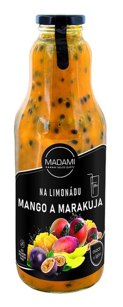 Mango & Marakuja 1 000 ml: ovoce na limonádu