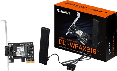 GIGABYTE PCI-E Wifi+BT 2400MBps 6E AX210 EZ-Plug