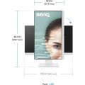 Benq GW2486TC, 23.8w led monitor, white