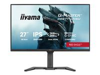 iiyama G-MASTER Red Eagle GB2771UHSU-B1 - LED monitor - hraní her - 27" - 3840 x 2160 4K @ 144 Hz - IPS - 450 cd/m² - 1500:1 - 0.8 ms - 2xHDMI, DisplayPort - reproduktory - cerná, matná