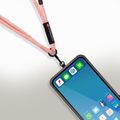 Šňůrka na krk FORCELL F-Design S10X165 Růžová - nastavitelná
