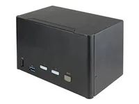 Keyboard/Video/Mouse Switch - Přepínač KVM / audio - 2 x KVM / zvuk - desktop - kompatibilní s TAA