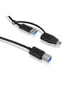 RAIDSONIC Propojovací kabel z USB 3.2 Type-C + A