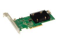 Řadič úložiště (RAID) - 8 Kanál - SATA 6Gb/s / SAS 12Gb/s / PCIe 4.0 (NVMe) - nízký profil - RAID 0, 1, 10, JBOD - PCIe 4.0 x8
