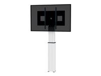 Držák - motorizovaný - stříbrná, RAL 9006 - velikost obrazovky: 42"-100" - montáž na stěnu