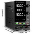 GVDA SPPS-C3010C, Regulovatelný zdroj, 0-30V/0-10A