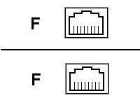Síťový propojovací kabel - RJ-45 (F) do RJ-45 (F) - CAT 5 - bílá