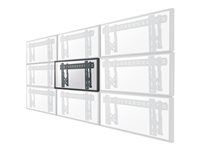 Držák - pro Displej LCD - černá - velikost obrazovky: 32"-75" - montáž na stěnu