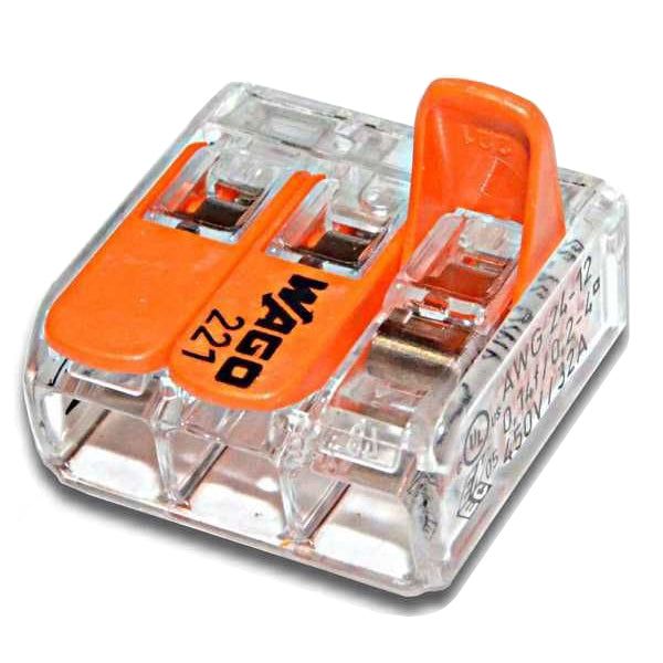 Svorka Wago 221-413 3x0,2-4mm2 s pákou