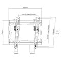 SBOX Wall mount with tilt PLB-3422T-2