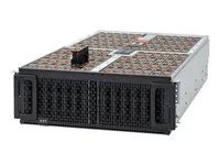 Police - 102 zásuvky (SATA-600 / SAS-3) - HDD 8 TB x 102 - k upevnění na regál - 4U