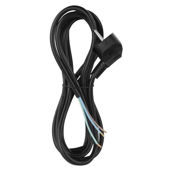Flexo šňůra PVC 3x0,75mm 2m černá EMOS S18372