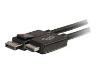 DP to HDMI Adapter Cable - M/M - Kabel DisplayPort - DisplayPort (M) do HDMI (M) - 1.8 m - černá