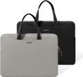 TOMTOC DUAL Sleeve for MacBook 13,5", black/gray