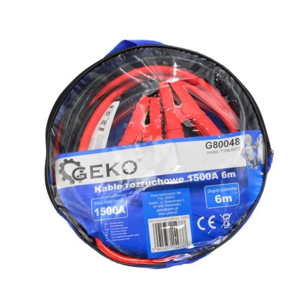 Startovací kabely 1500A 6m GEKO G80048