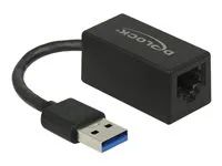 Síťový adaptér - USB 3.2 Gen 1 - Gigabit Ethernet x 1 - černá