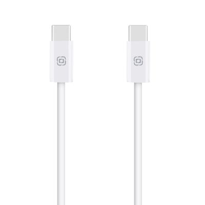 OBAL:ME Super Fast USB-C/USB-C Pletený kabel 100W 1m White