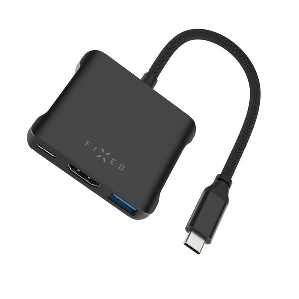 5-port hliníkový USB-C FIXED HUB,140W, PD3.1