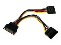 M/F - Power splitter - SATA power (M) to SATA power (F) - 6 in - PYO2SATA - Separátor k napájení - SATA napájení (M) do SATA napájení (F) - 15.2 cm - pro P/N: BRACKET125PT, BRACKET125PTP, BRACKET425F, PEXUSB311AC3, S251BU31REM, SATBP125VP